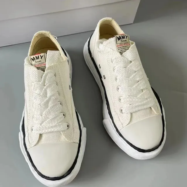 Broken Planet Canvas Sneaker Distressed White