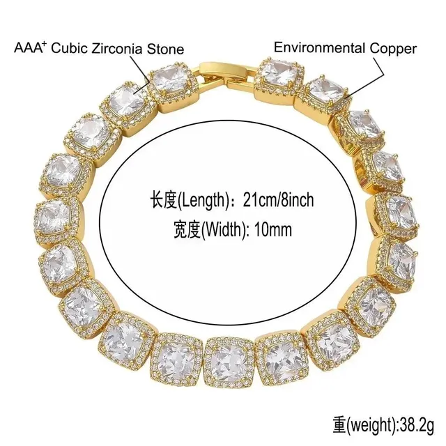 Cubic Zirconia Bracelet Stone