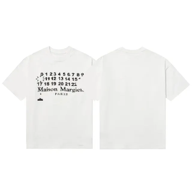 Maison Margiela T-Shirt Pixelated Logo Print
