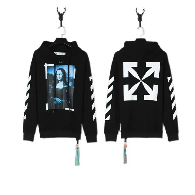 Off-White Hoodie Mona Lisa Print