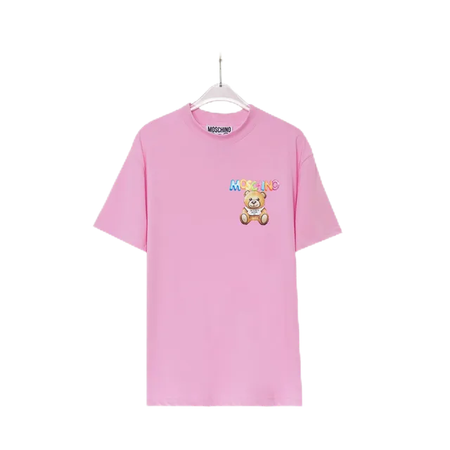 Moschino Teddy Bear Tee Rainbow Logo
