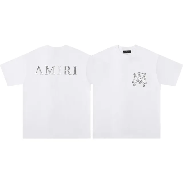 Amiri Logo T-Shirt Metallic Logo