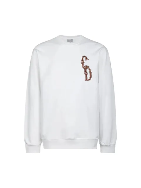 Dior Crewneck Sweatshirt Embroidered Logo