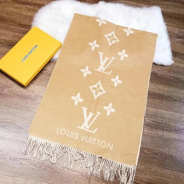 Louis Vuitton Monogram Scarf LV Flowers
