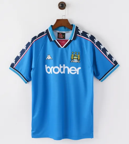 Kappa Manchester City Away Jersey 1994-95 Brother Sponsor