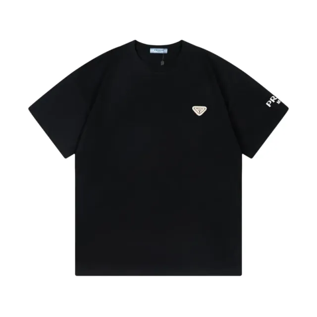 Prada Logo T-Shirt Triangle Logo