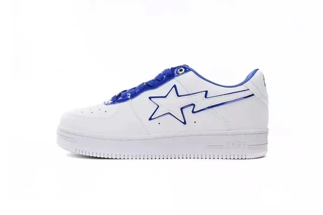 Bape Sta White Royal Blue