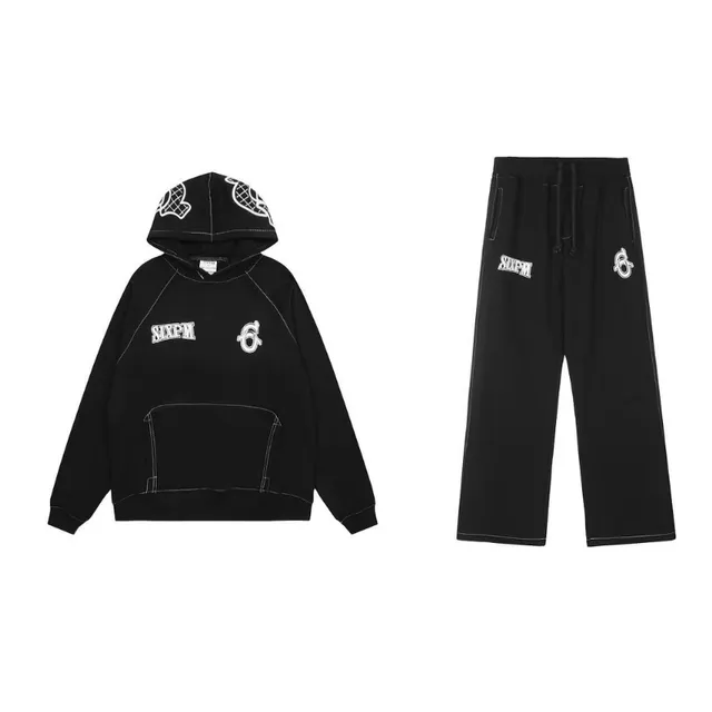 Corteiz Hoodie and Joggers Set CRTZ Logo