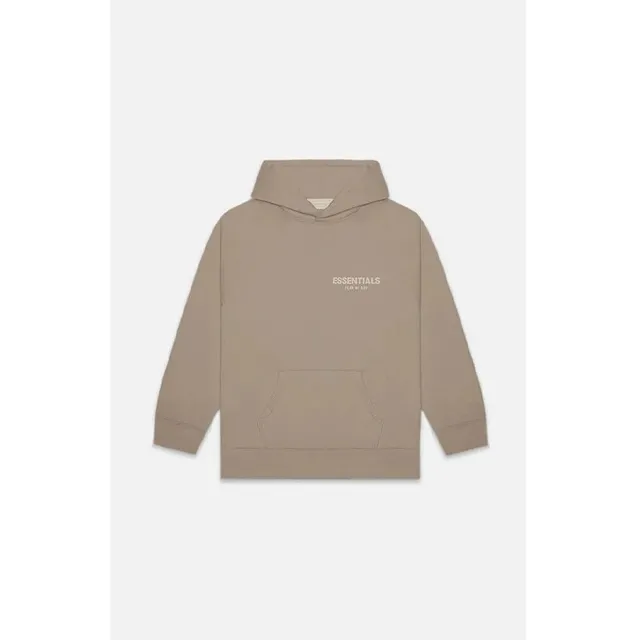 Fear of God Essentials Hoodie Essentials Logo Beige
