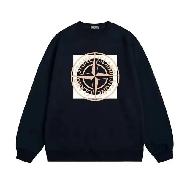 Stone Island Cotton Sweatshirt Compass Logo