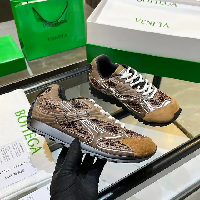 Bottega Veneta Andiamo Mesh and Suede