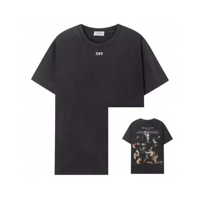 Off-White Graphic T-Shirt Painting Print