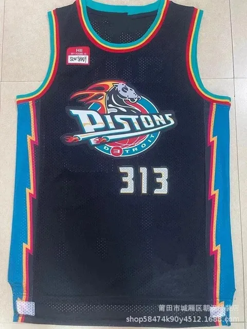 NBA Detroit Pistons Jersey 313 City Edition