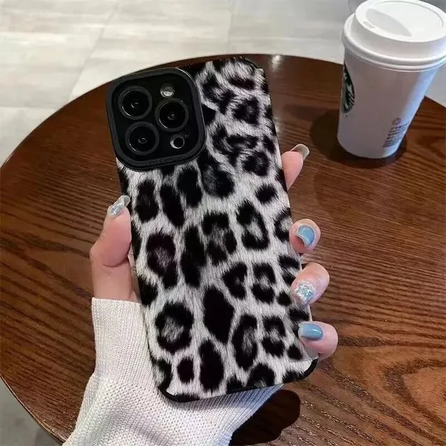 黑白豹纹