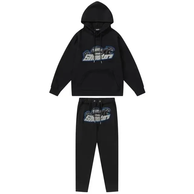 Gallery Dept. Shooters Hoodie and Joggers Set Black Graphic