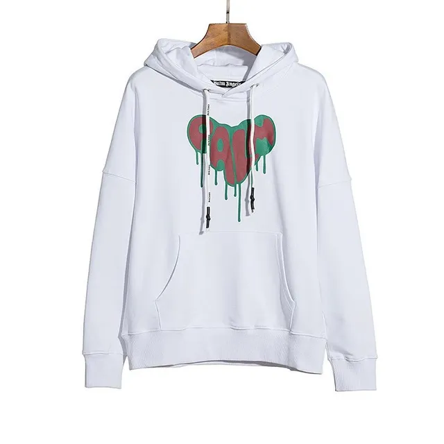 Palm Angels Hoodie Dripping Heart Logo