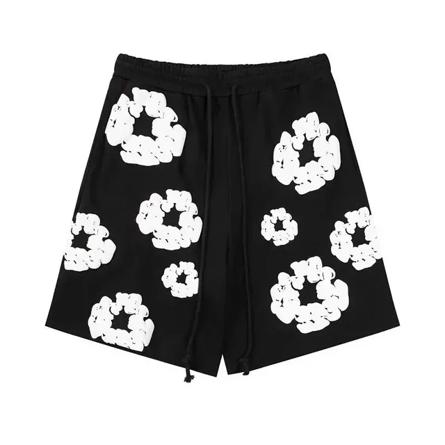 Denim Tears Printed Shorts Cloud Logo Print