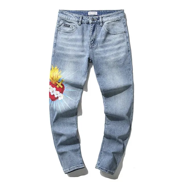 Palace Sacred Heart Print Jeans