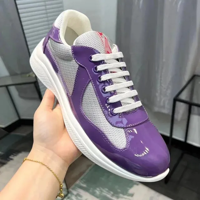 Prada Linea Rossa Sneaker Glossy Purple