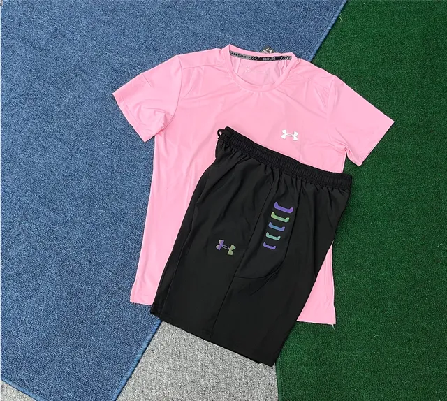 Under Armour HeatGear Set Pink/Black