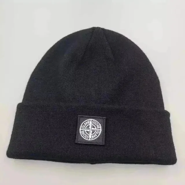Stone Island Beanie Compass Logo