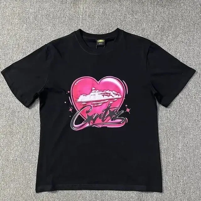 Corteiz Graphic T-Shirt Heart Yacht Print
