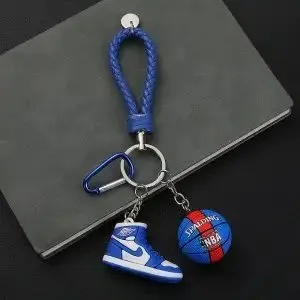 Jordan AJ1 Keychain Low Royal Blue