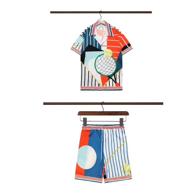 Casablanca Tennis Club Set Tennis Graphic Print