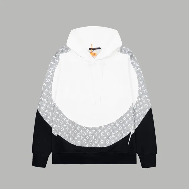 Louis Vuitton Hooded Sweatshirt Monogram Panel