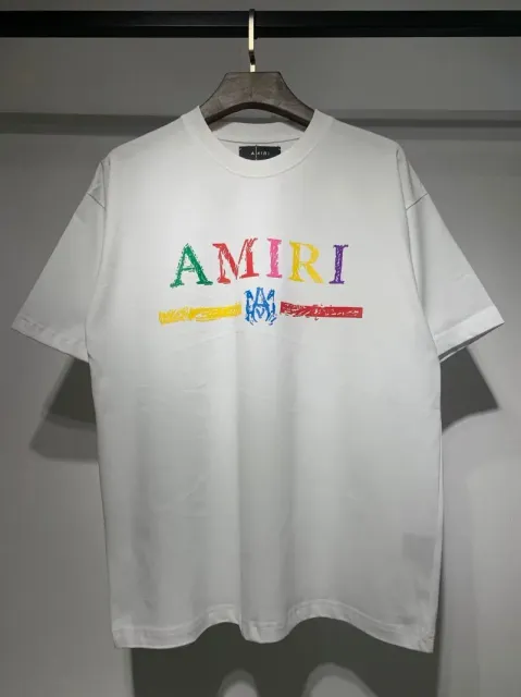 Amiri Logo Tee Multicolor Graphic