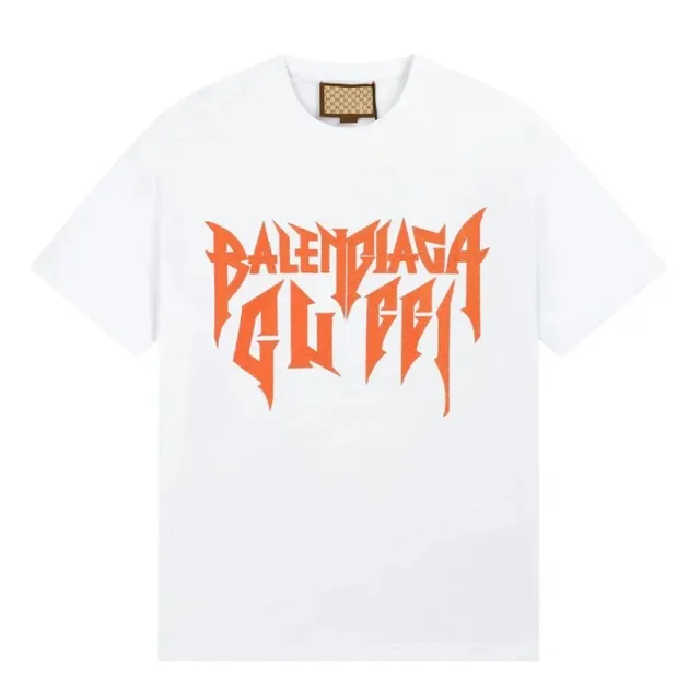Balenciaga Graphic T-Shirt Gucci Logo Print