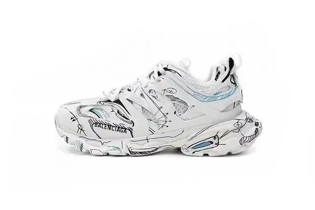 Balenciaga Triple S Sketch Print