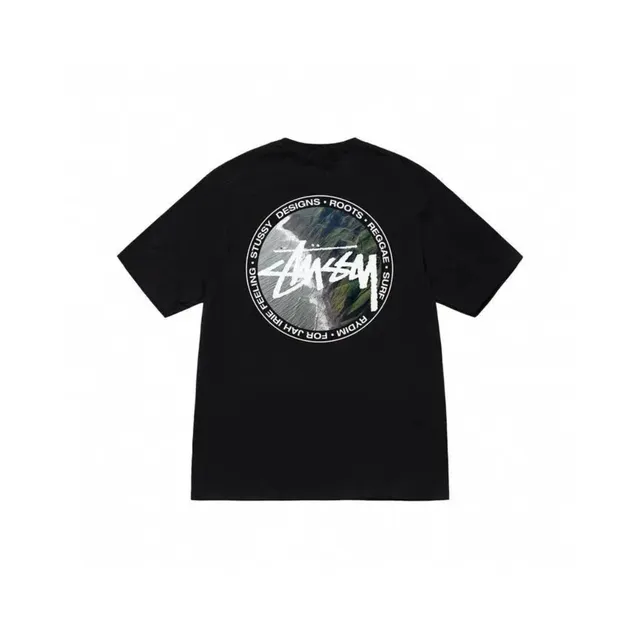 Stüssy Graphic Tee Circle Logo Print
