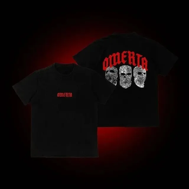 Omerta T-Shirt Fingerprint Skull