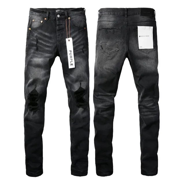 Purple Brand Distressed Slim Fit Jeans
