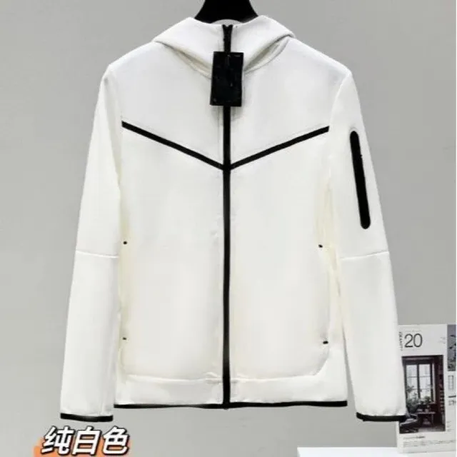 Nike Tech Fleece Hooded Jacket Pure White