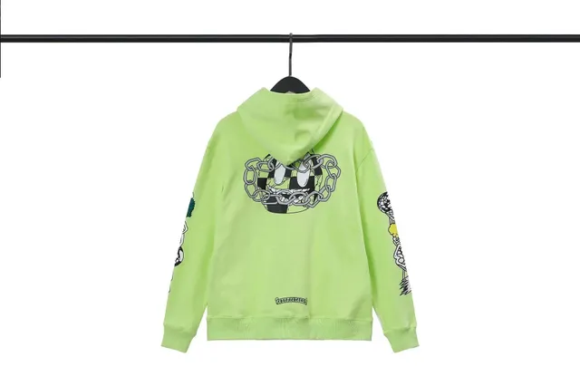 Chrome Hearts Hoodie Chain Skull Graphic