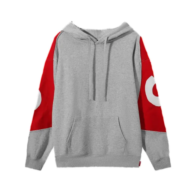Supreme Box Logo Hooded Sweatshirt Red Sleeve