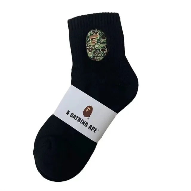 BAPE Camo Ape Head Sock Camo Patch
