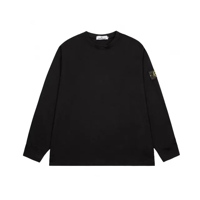 Stone Island Long-Sleeve Crewneck Classic Logo Patch