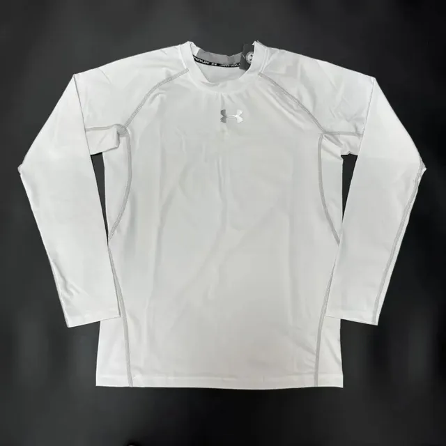 Under Armour HeatGear Long Sleeve Solid White