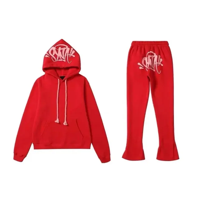 Hoodie and Joggers Set Graffiti Logo