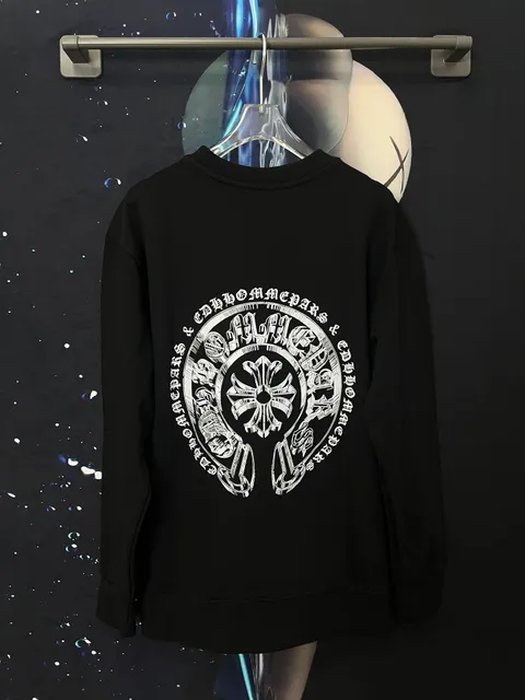 Chrome Hearts Crewneck Sweatshirt Cross Logo Print