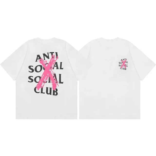 Anti Social Social Club Graphic Tee X Logo Print