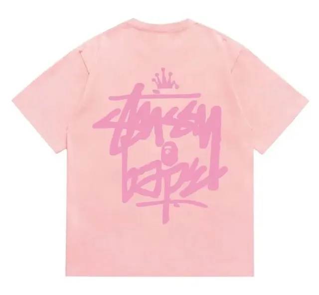 Stüssy Graphic Tee Stussy x BAPE Crown Logo