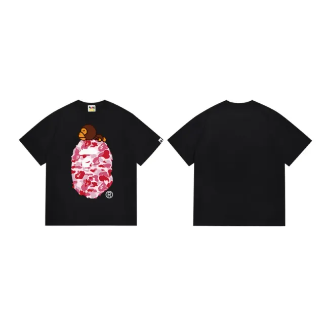 BAPE Ape Head Tee Pink Camo Ape