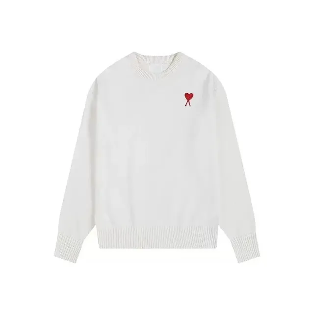 AMI Paris Knit Sweater Heart Logo
