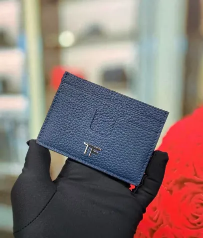 Tom Ford Card Holder Textured Leather