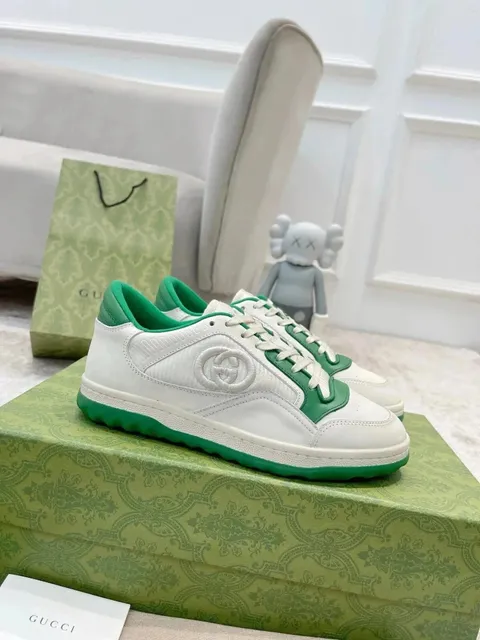 Gucci Horsebit 1955 Sneaker White and Green