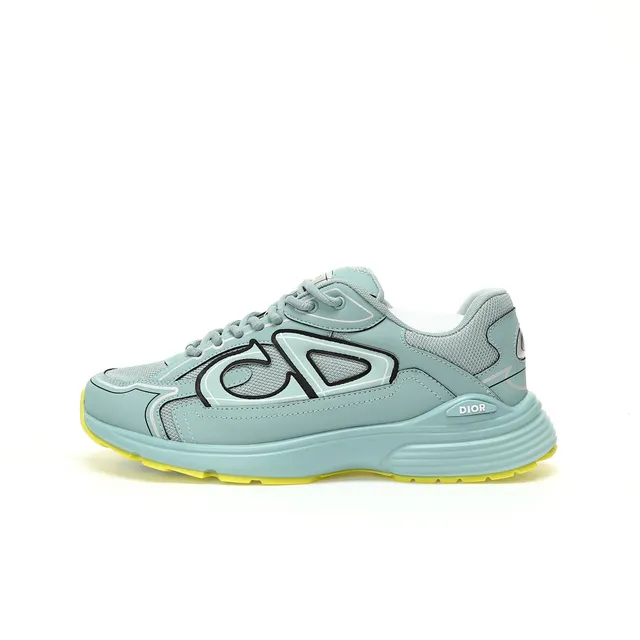 Dior B22 Mint Green with Yellow Sole